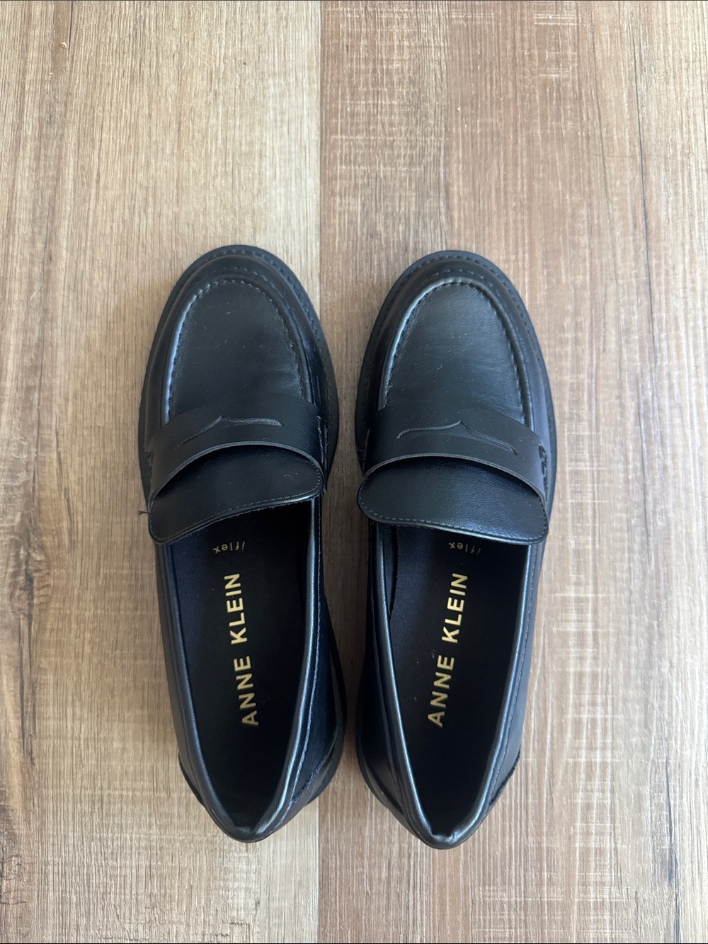Anne Klein Black Loafers Black 7 iflex